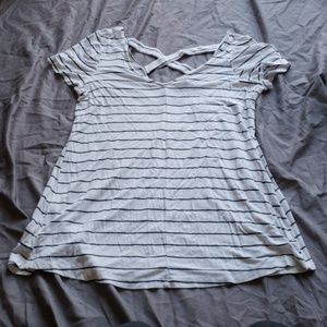 Size 0 Torrid Tunic cross back